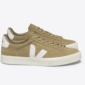 Veja Campo Suede Tan White Sneakers